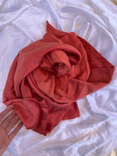 Load image into Gallery viewer, Madder Root Silk Pillowcase - King
