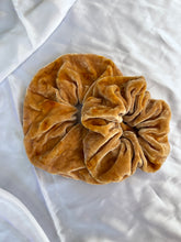 Load image into Gallery viewer, Coreopsis Silk Velvet Scrunchie
