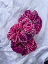 Load image into Gallery viewer, Cochineal Silk Velvet Scrunchie
