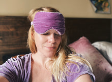Load image into Gallery viewer, Lilac Silk Velvet Sleep Eye Masks
