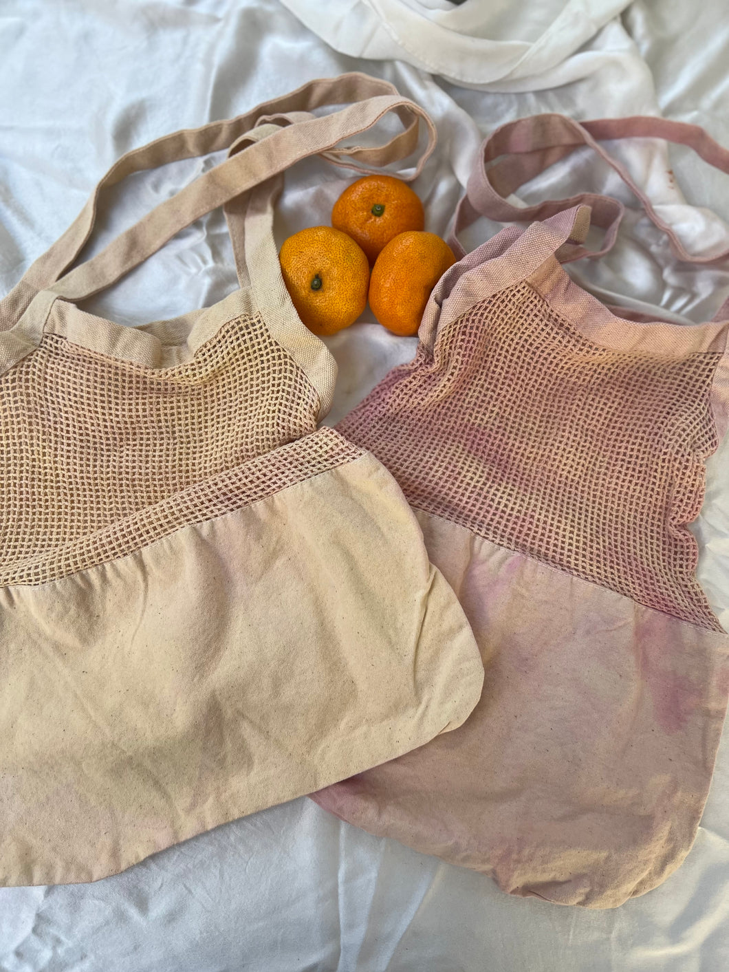 Salmonberry Canvas Market Tote